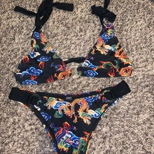Dragon Print Bikini